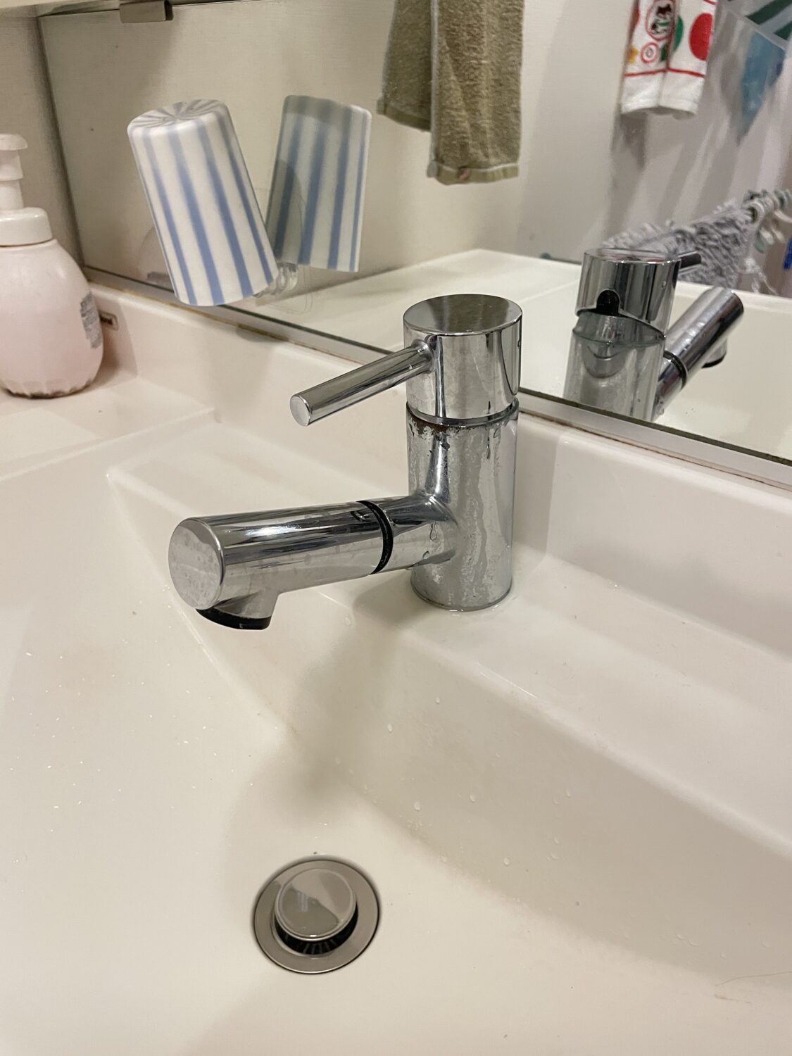 洗面台水栓交換🚰