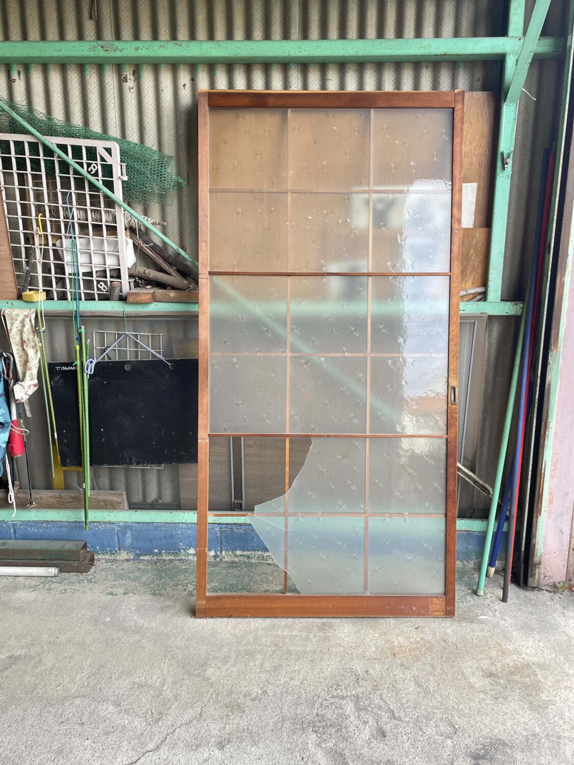 建具ガラス交換